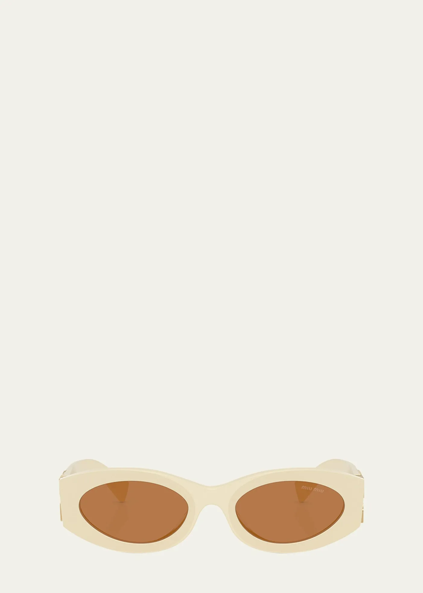 Miu Miu0MU 11WS Acetate Oval Sunglasses