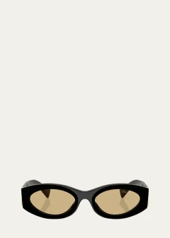 Miu MiuMU 11WS Acetate Oval Sunglasses