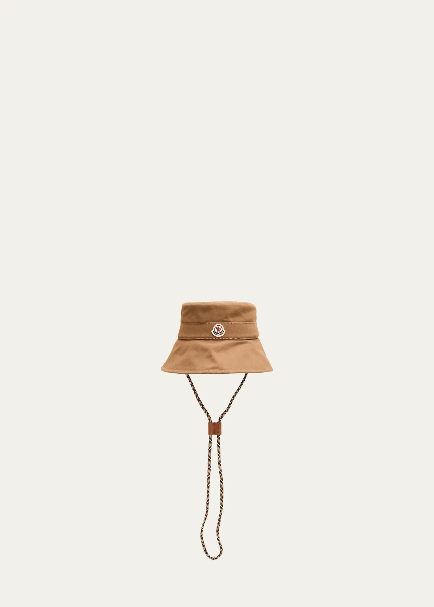 MonclerCotton Gabardine Logo Bucket Hat