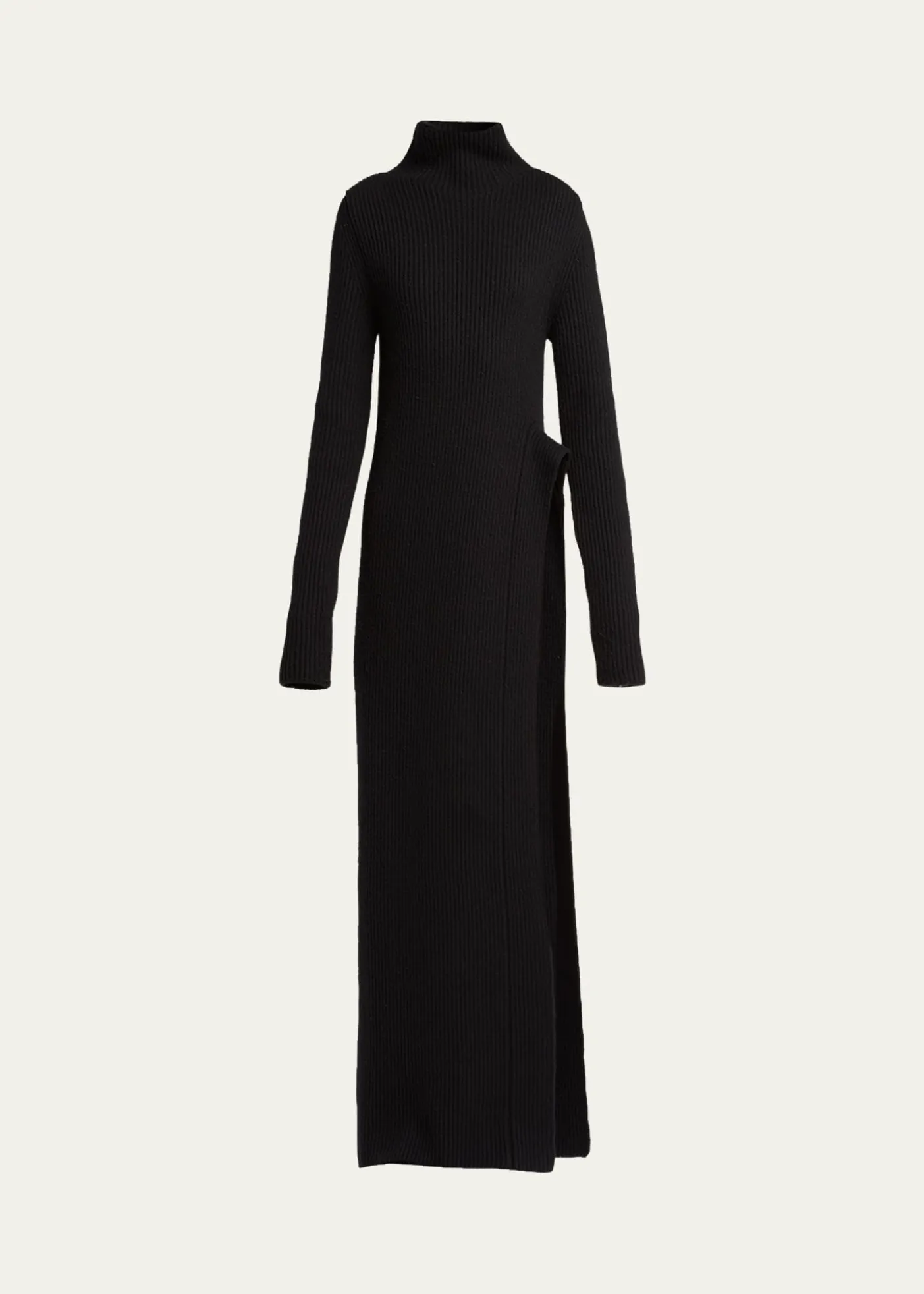 Moncler Geniusx Jil Sander Asymmetric Wool Turtleneck Dress