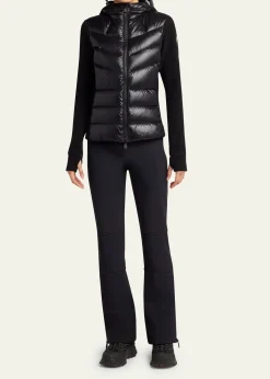 Moncler GrenoblePadded Down Zip-Up Hoodie Cardigan