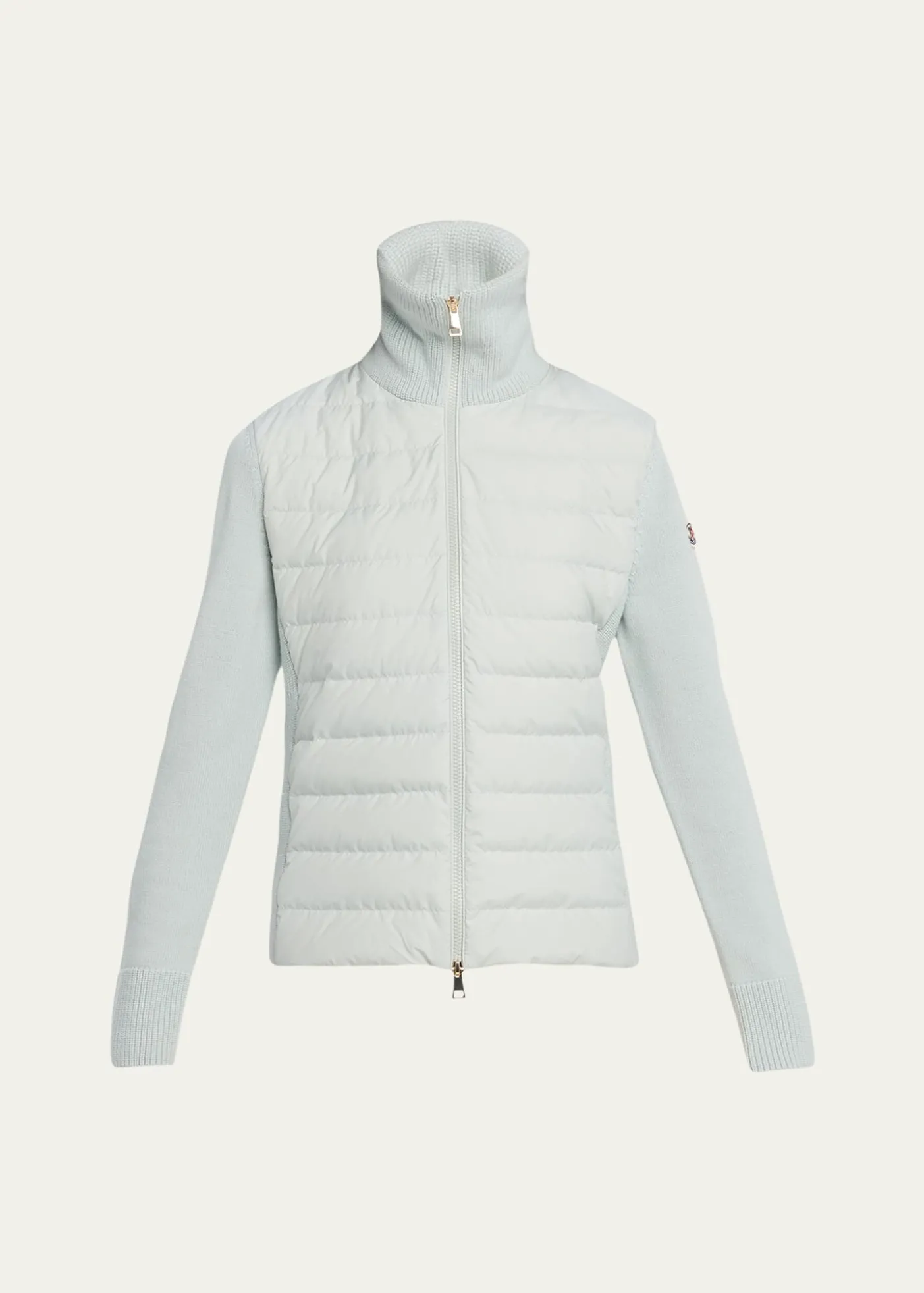MonclerPadded Wool Zip-Up Cardigan