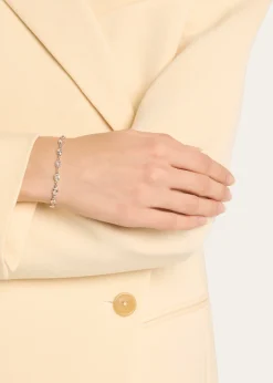 Monica Rich KosannOval Bezel-Set Rock Crystal Tennis Bracelet in Sterling Silver