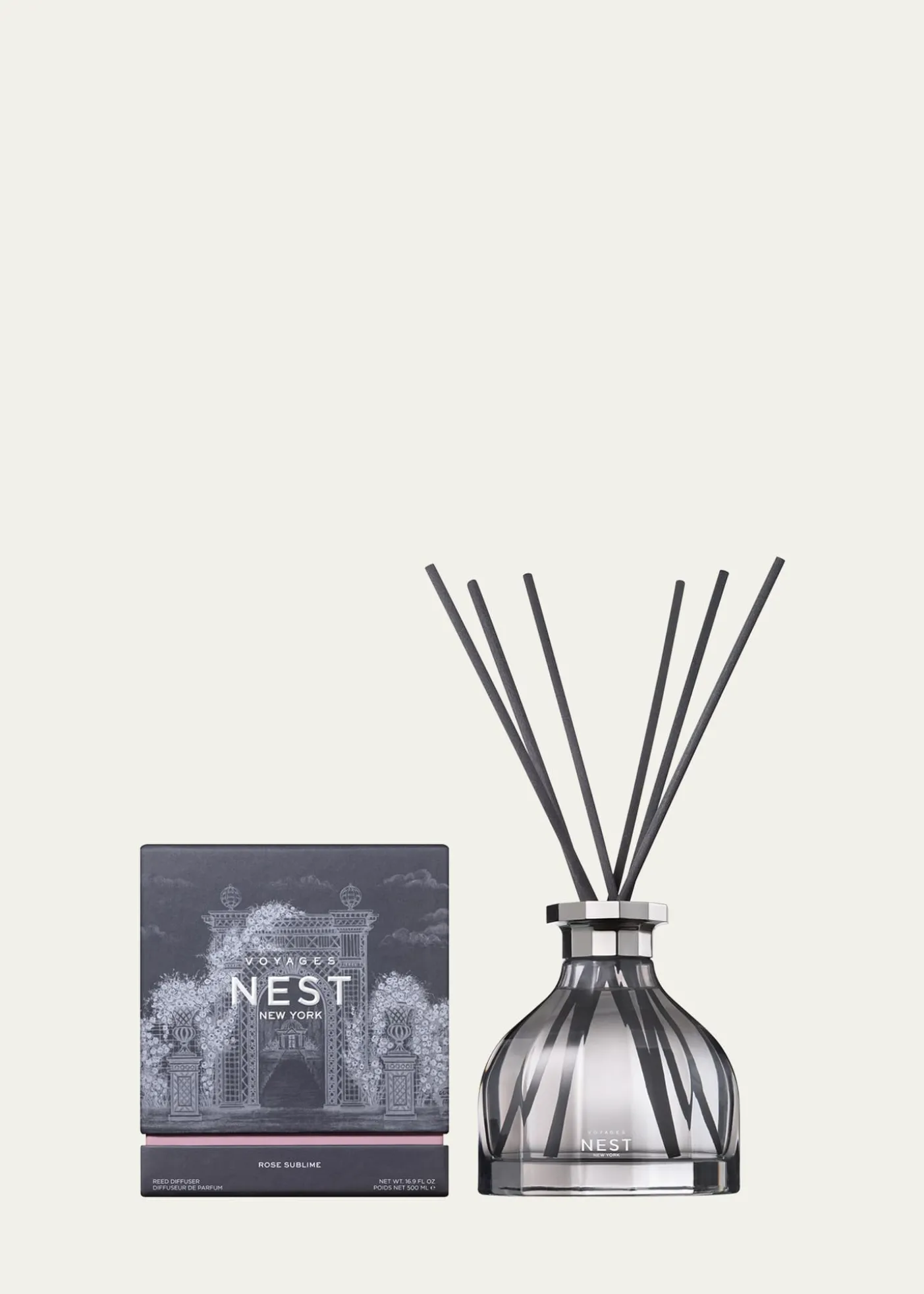 NEST New YorkVOYAGES Rose Sublime Diffuser, 16.9 oz.