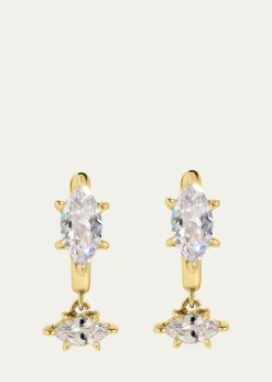 Nickho ReyDiana 14K Gold Vermeil Cubic Zirconia Drop Earrings