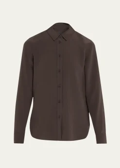 Nili LotanGaia Silk Button-Front Shirt