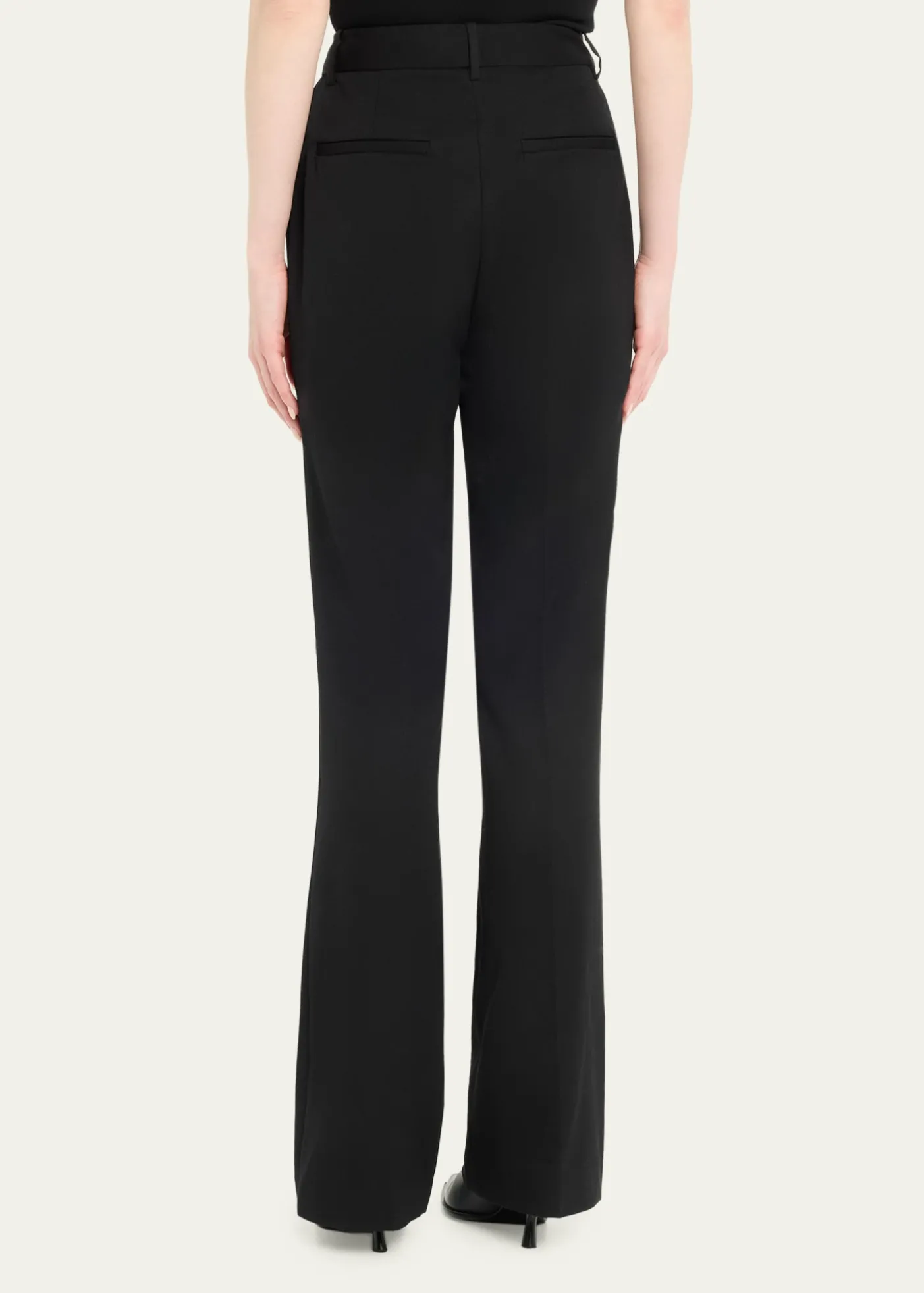Nili LotanRivers High-Waisted Straight-Leg Trousers