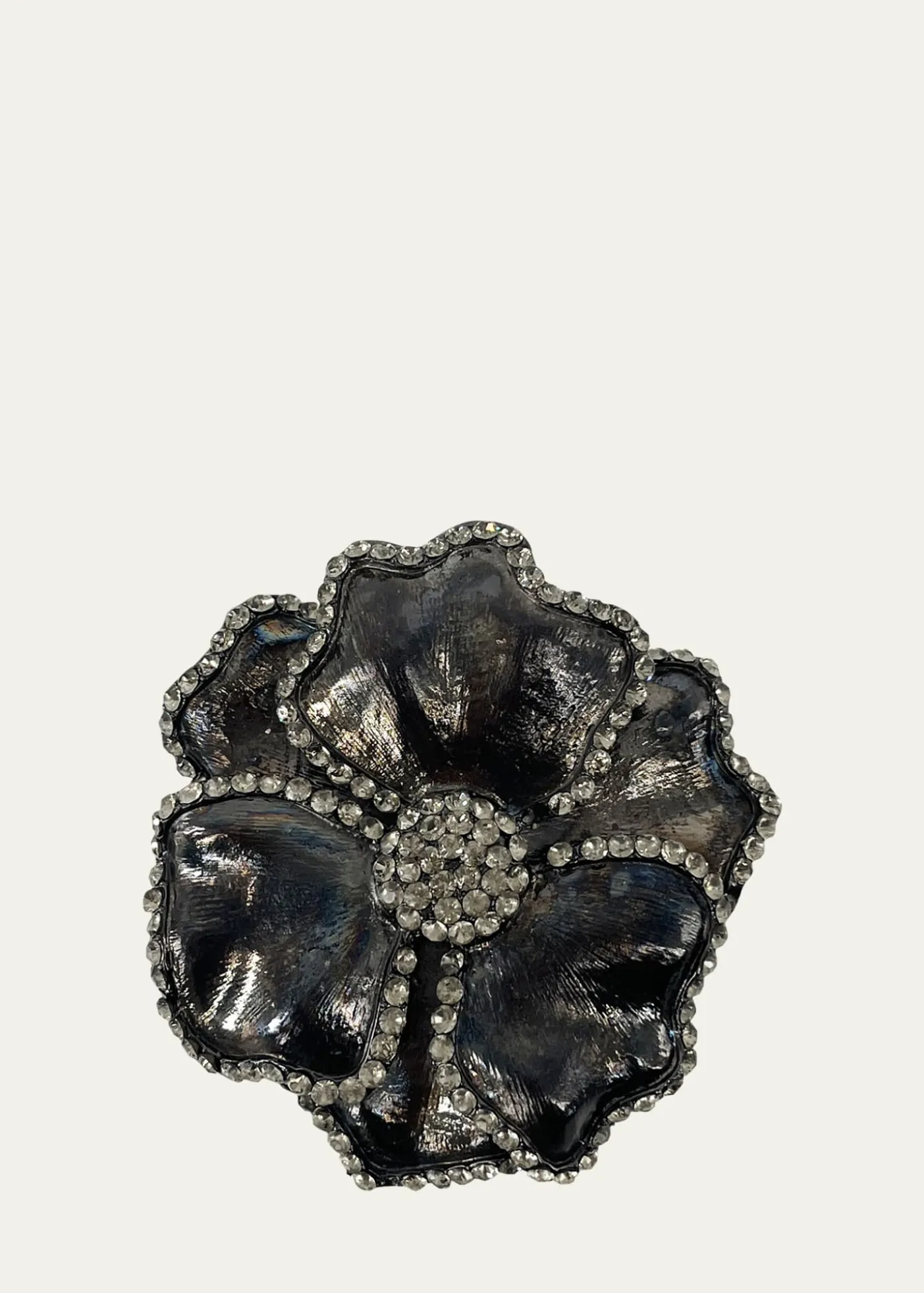 Nomi KEmbellished Flower Napkin Rings, Set of 4
