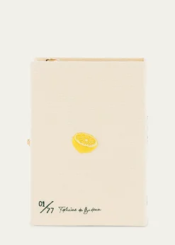 Olympia Le-TanAroma D'Italia Book Clutch Bag with Strap