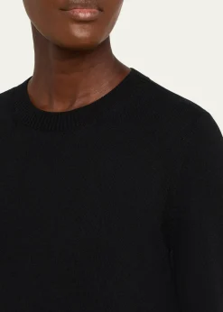 Oscar de la RentaCrewneck Cashmere Sweater With Removable Scarf