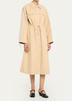3.1 Phillip LimCombo Blouson Trench Coat