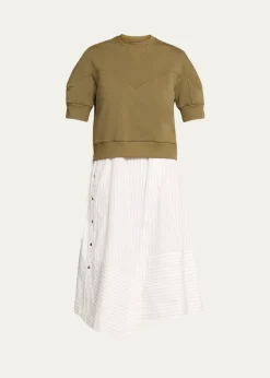 3.1 Phillip LimFrench-Terry Combo Dress