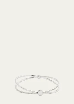 PomellatoWhite Gold Together Bracelet with Diamonds