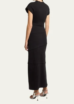 Proenza SchoulerHilma Cap-Sleeve Column Dress