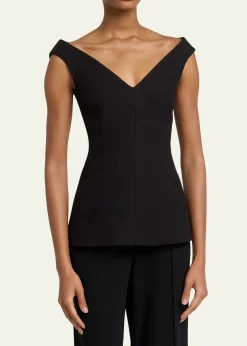 Proenza SchoulerMariam Wool V-Neck Top
