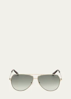 PucciMetal Aviator Sunglasses