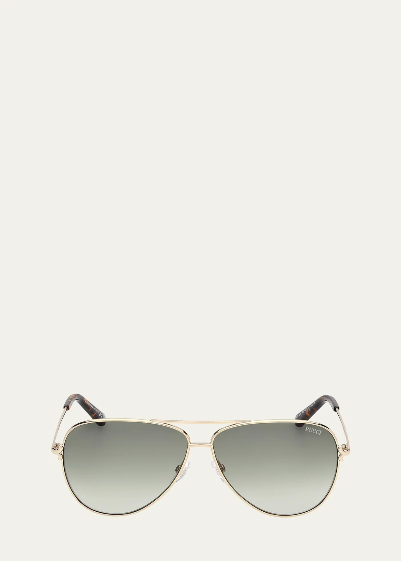 PucciMetal Aviator Sunglasses