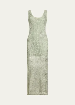 Ramy BrookLiliana Embroidered Crochet Midi Dress