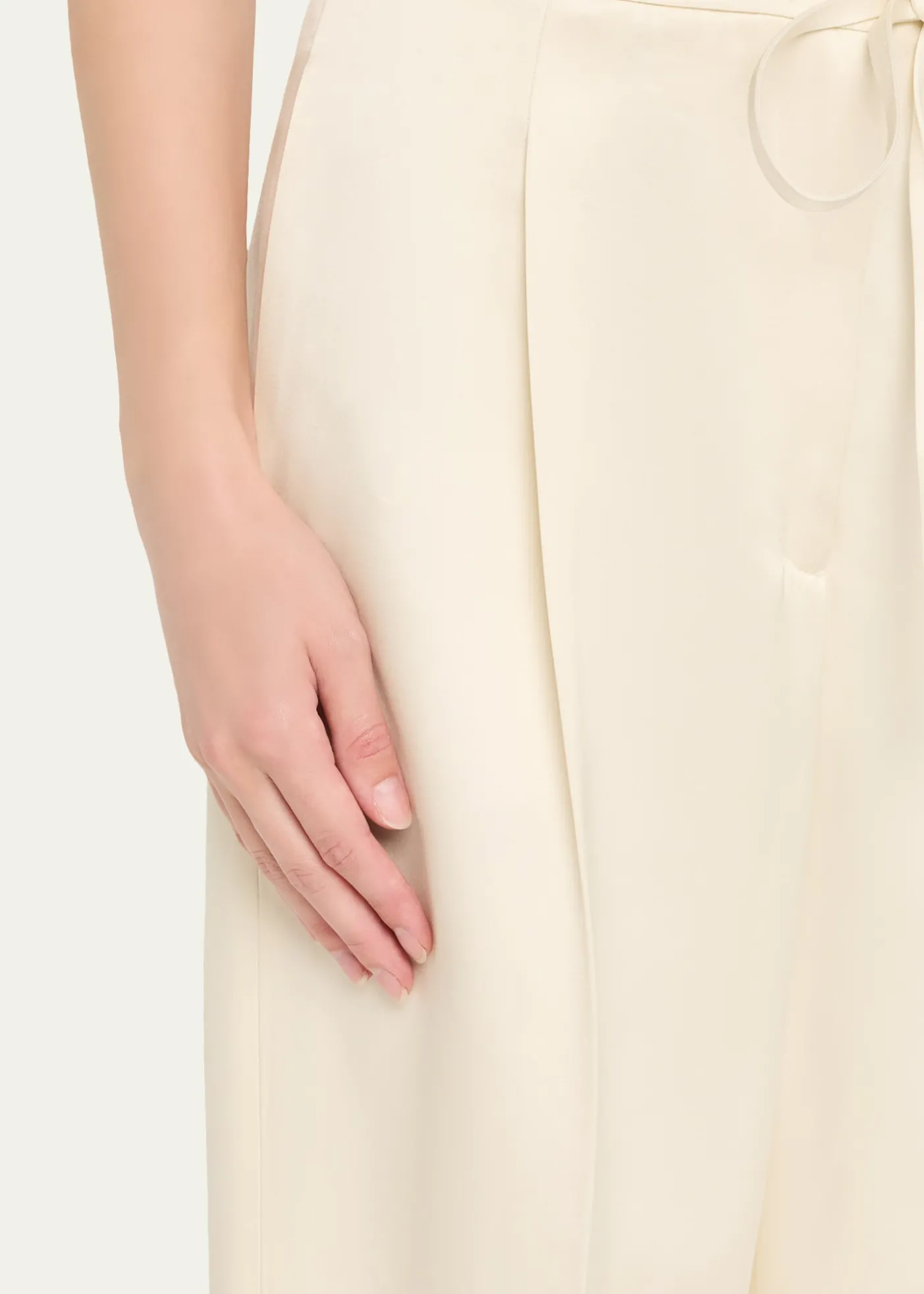 RoheSatin Drawstring Trousers