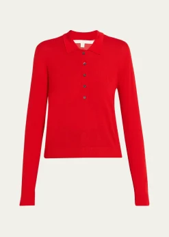 RUADHDea Slim-Fit Wool Knit Polo