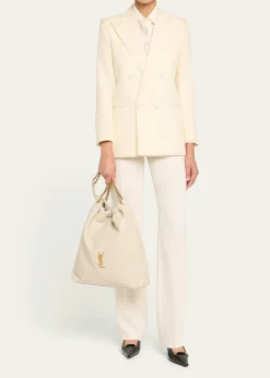 Saint LaurentJamie Large Pochon YSL Shoulder Bag in Quilted Lambskin Leather