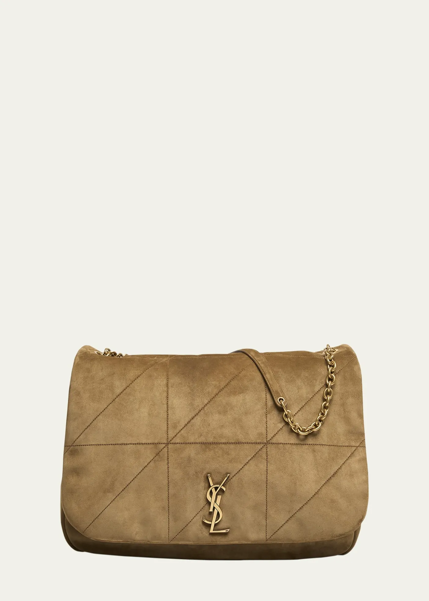 Saint LaurentJamie 4.3 Maxi YSL Shoulder Bag in Quilted Suede