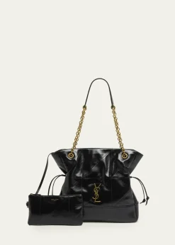 Saint LaurentJamie 4.3 Small YSL Shopper Tote Bag in Leather