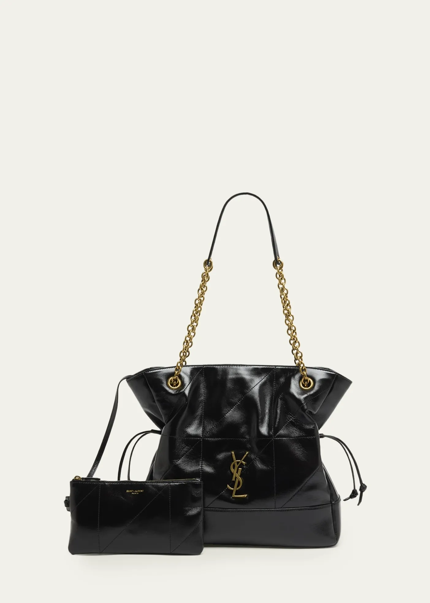 Saint LaurentJamie 4.3 Small YSL Shopper Tote Bag in Leather