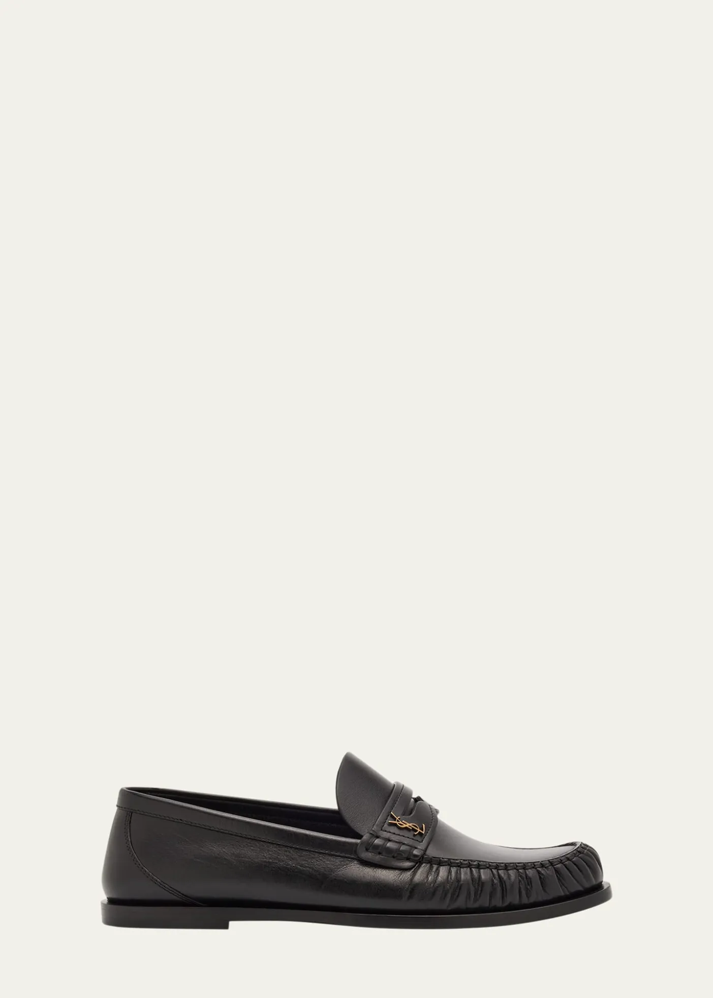 Saint LaurentLeather YSL Classic Penny Loafers