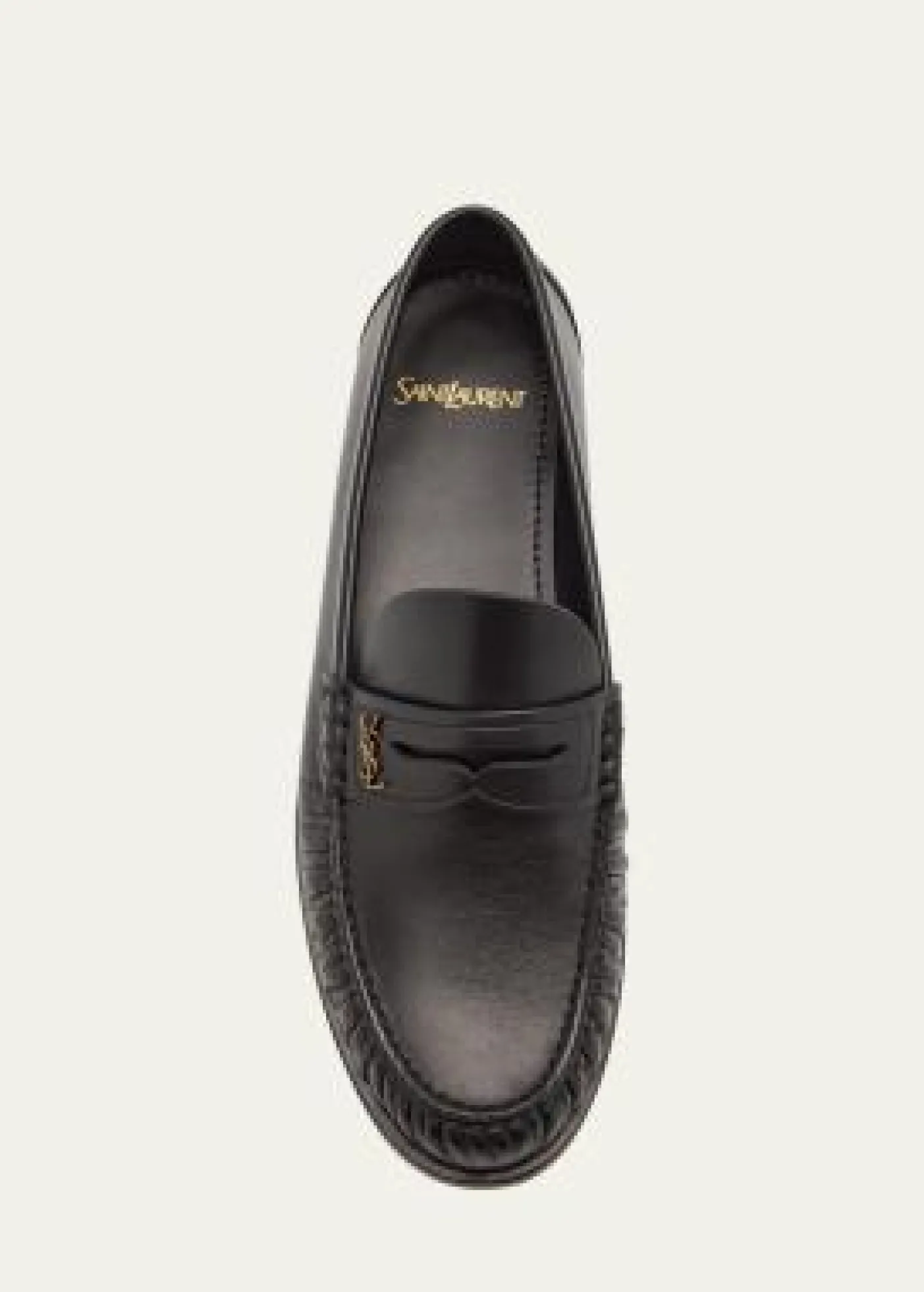 Saint LaurentLeather YSL Classic Penny Loafers