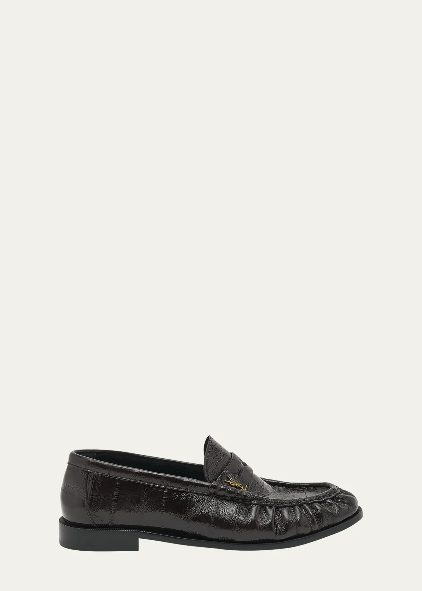 Saint LaurentLe Leather YSL Penny Loafers