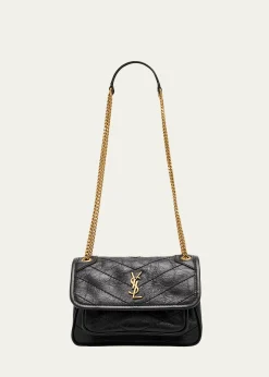 Saint LaurentNiki Mini Vintage Leather Shoulder Bag