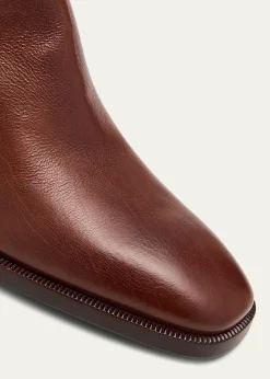Saint LaurentOdeon Leather Over-The-Knee Boots
