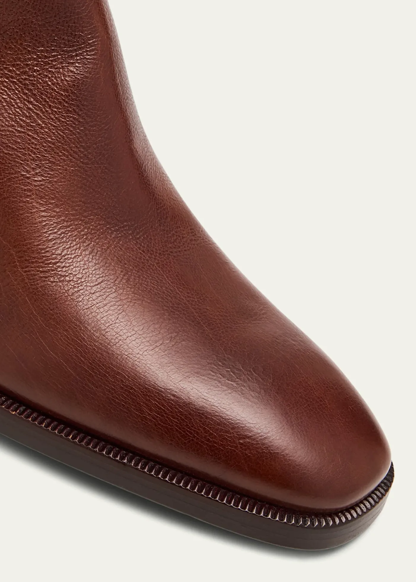 Saint LaurentOdeon Leather Over-The-Knee Boots