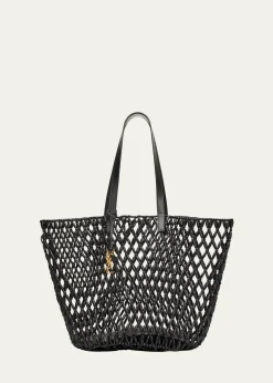 Saint LaurentPanier Medium Beaded Tote Bag