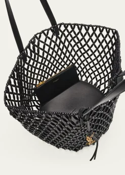 Saint LaurentPanier Medium Beaded Tote Bag
