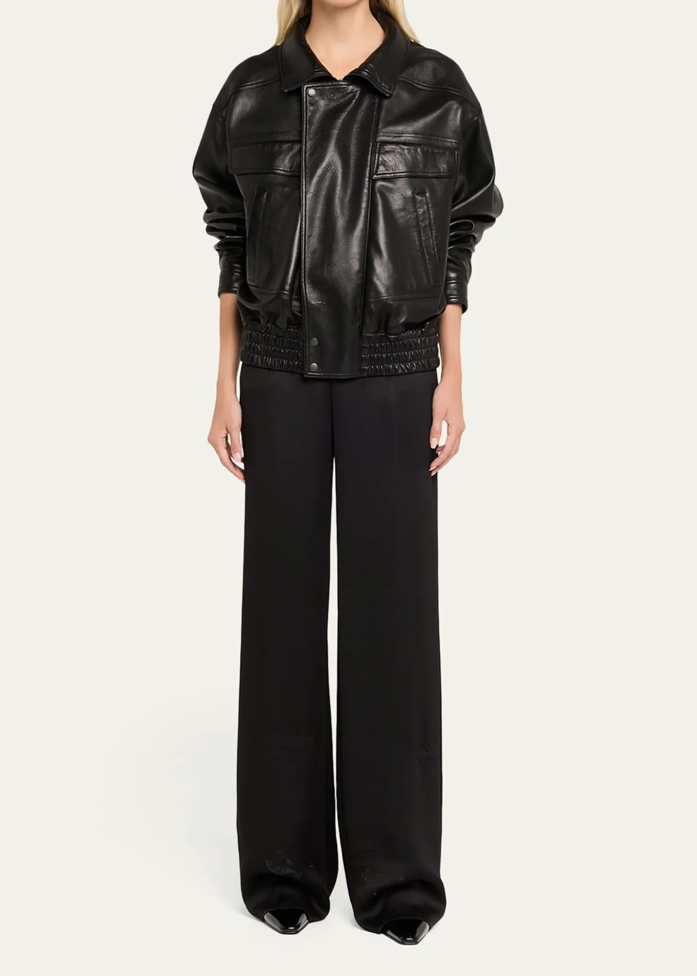 Saint LaurentRainer Patent Leather Booties