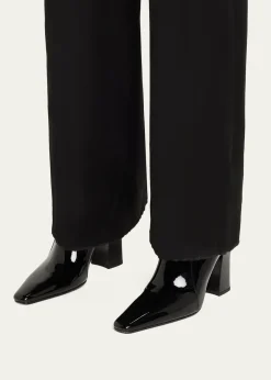 Saint LaurentRainer Patent Leather Booties