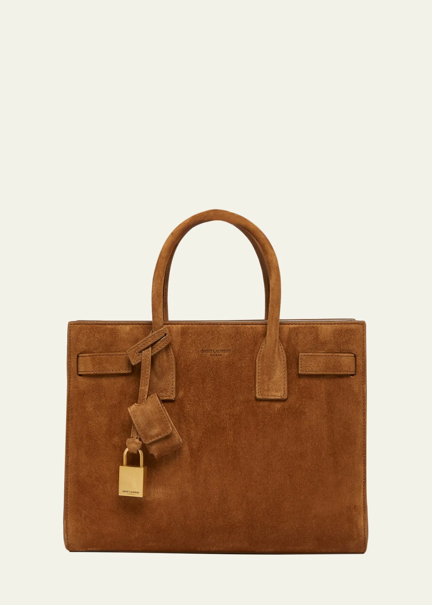 Saint LaurentSac de Jour Baby Suede Top-Handle Bag