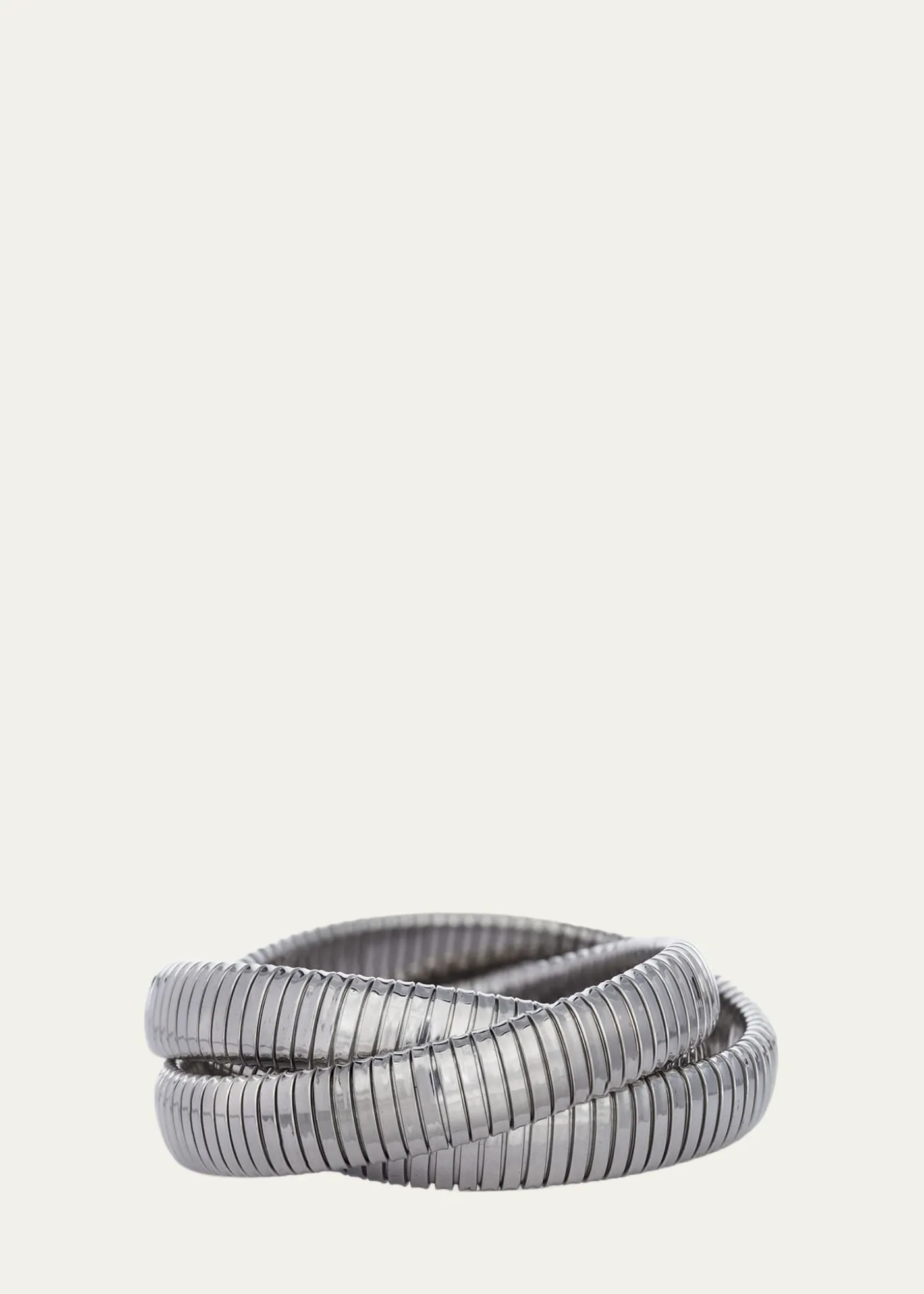 Sidney Garber18K White Gold Rolling Bracelet