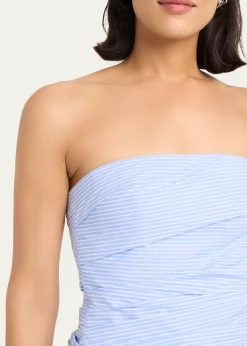 SIMKHAIEmerson Ruched Strapless Top
