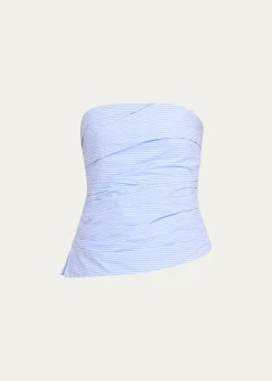 SIMKHAIEmerson Ruched Strapless Top