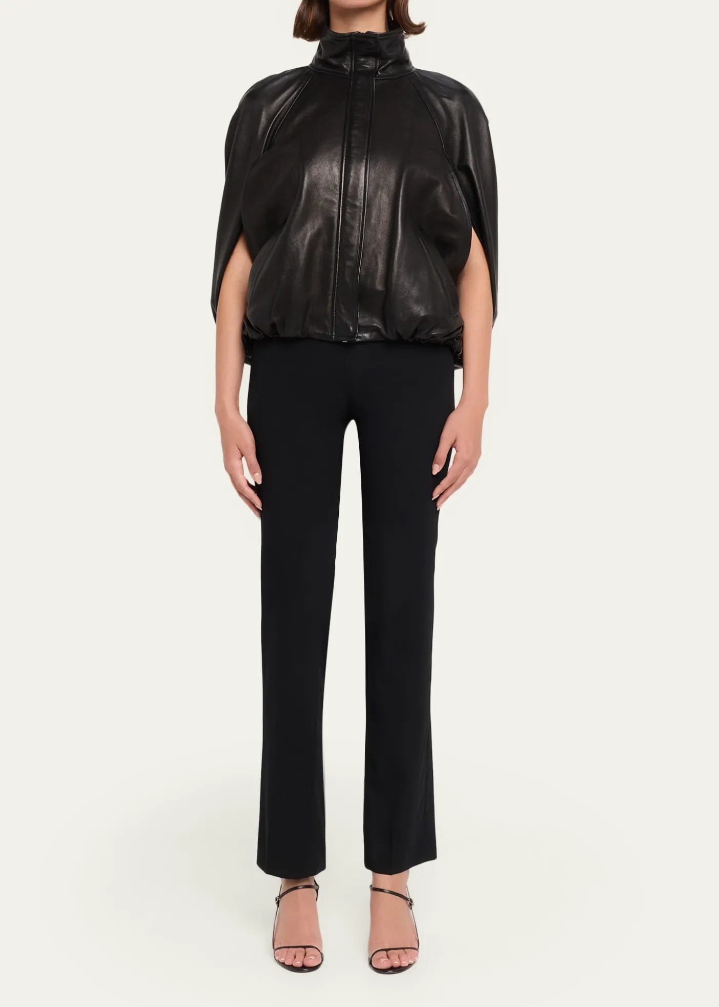 SIMKHAIJada Nappa Leather Cape Jacket