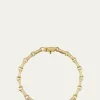 Sydney Evan14K Round and Rectangular Diamond Link Bracelet
