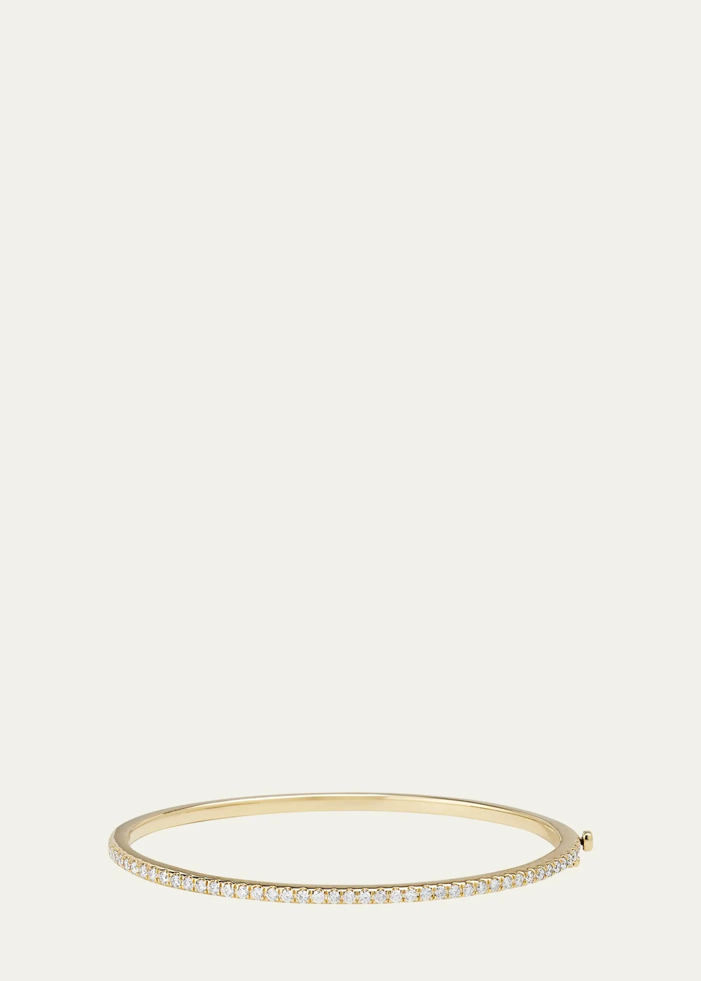 Sydney Evan14K Yellow Gold Diamond Pave Bangle