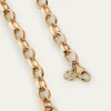 Sydney Evan14K Sapphire Fluted Evil Eye Charm Necklace