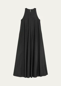 TheoryA-Line Cotton Tent Maxi Dress