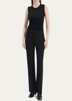 TheoryTraceable Wool Slim Straight-Leg Trousers