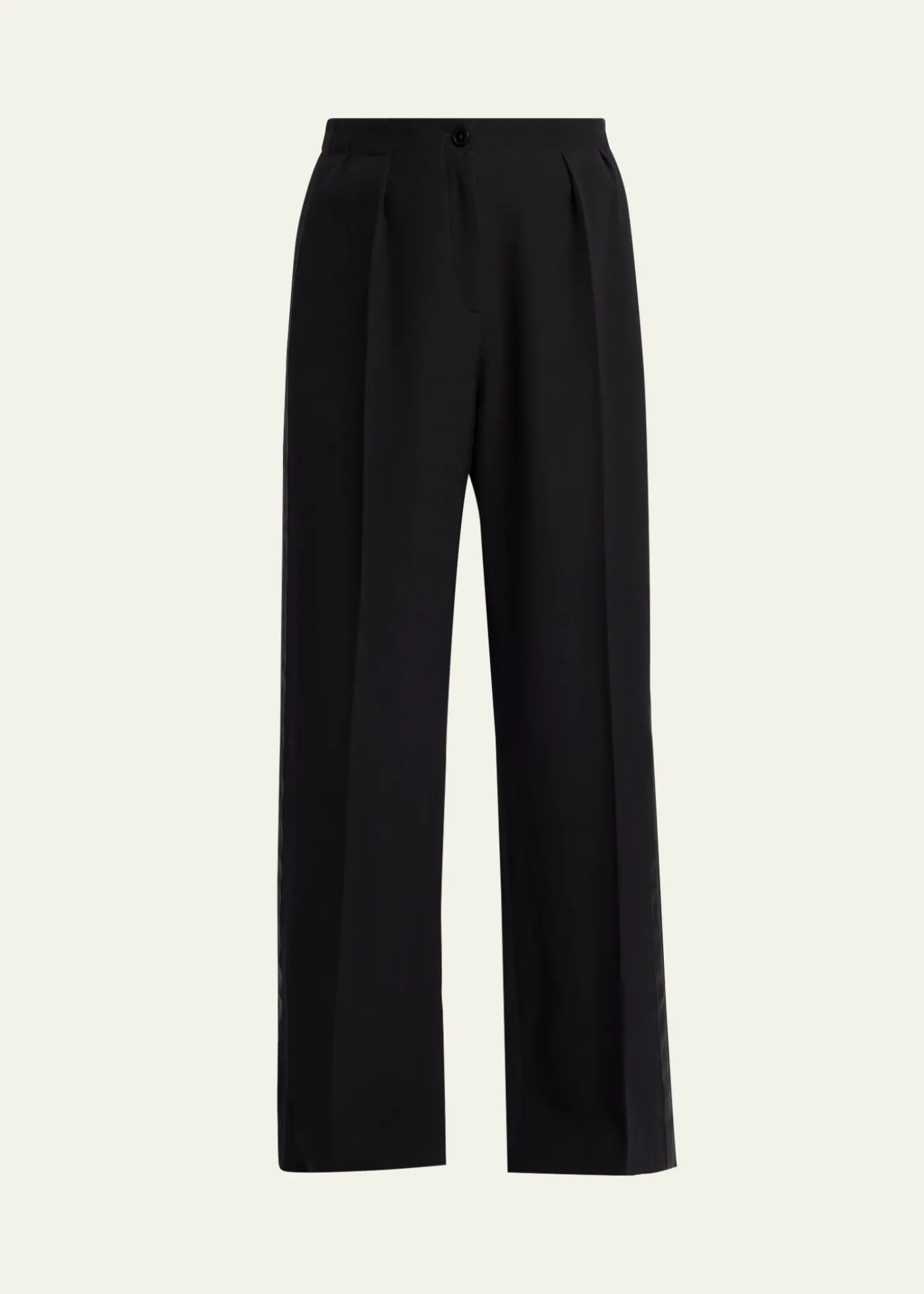 THE ROWFelicita Double Pleated Wide-Leg Tuxedo Pants