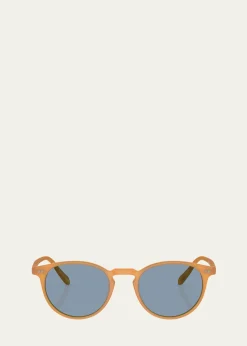 THIS ITEM IS NOT AVAILABLE.Oliver PeoplesRiley Round Acetate Sunglasses